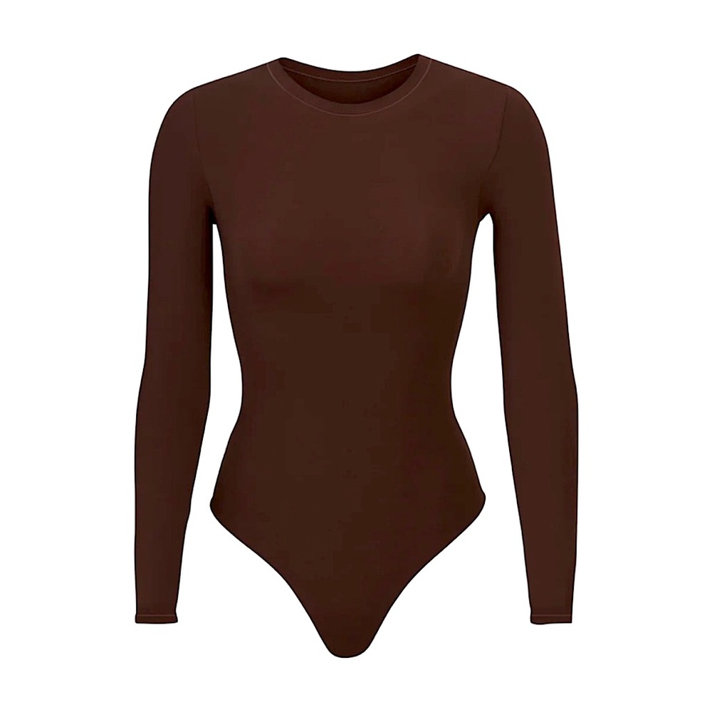 Skims Essential  Bodysuit – Brown, O/S, Size: O/S | SKIMS